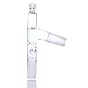 Laboy Glass 3 Way Distilling Thermometer Adapter with Vigreux Column for Precise Control in Distillation