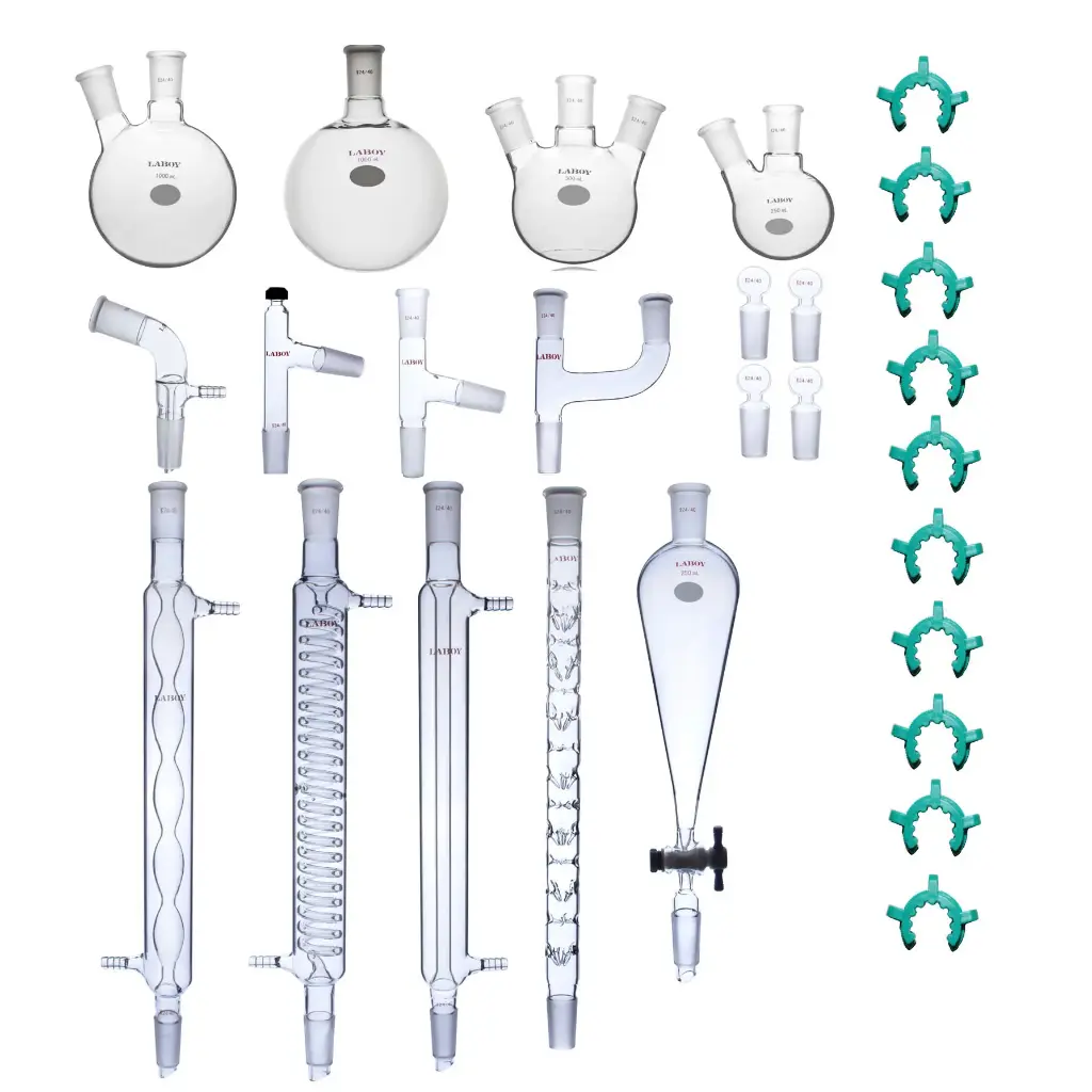 Laboy Glass Advanced Chemistry Lab Glassware Kit 24/40