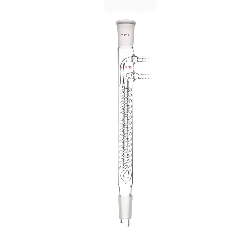 Laboy Glass Dimroth Reflux Condenser for Efficient Refluxing