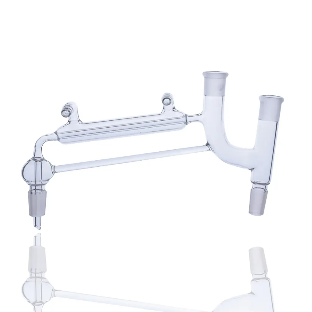 Laboy Glass Distillation Apparatus Vacuum with 10/18 Thermometer Joint