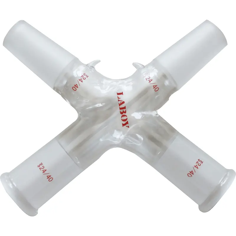 Laboy Glass Four-Way Connecting Adapter