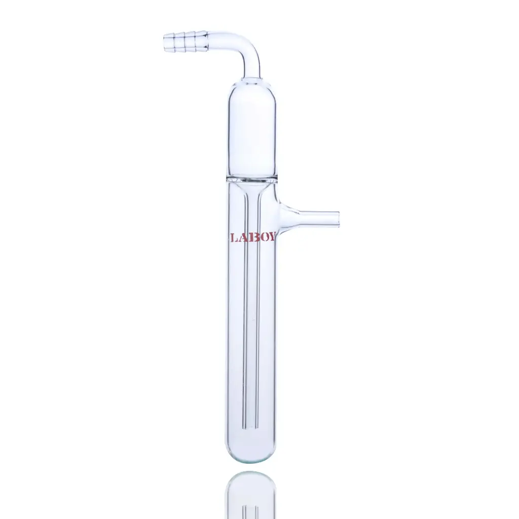 Laboy Glass Gas Bubbler with Mineral Oil for Inert Gas Monitoring and Pressure Relief