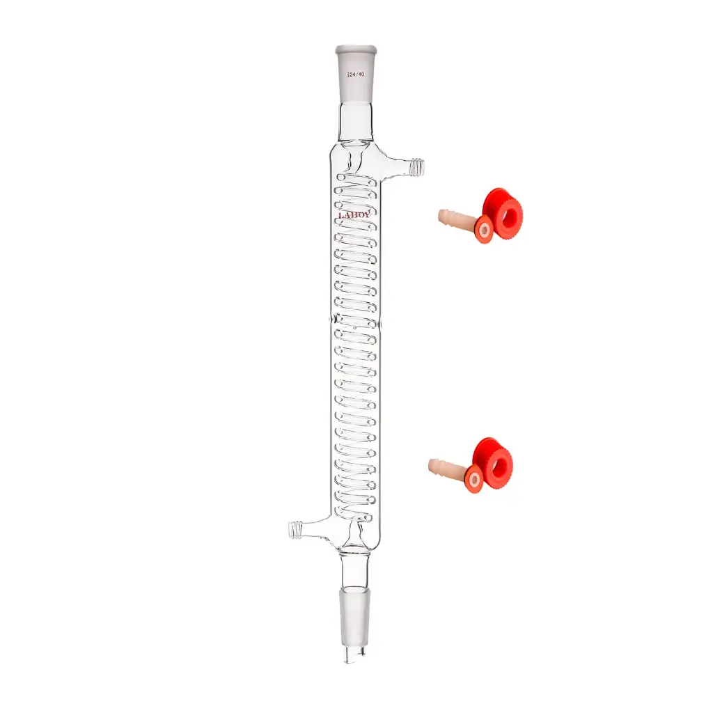 Laboy Glass Graham Condenser With Removable Hose Connection