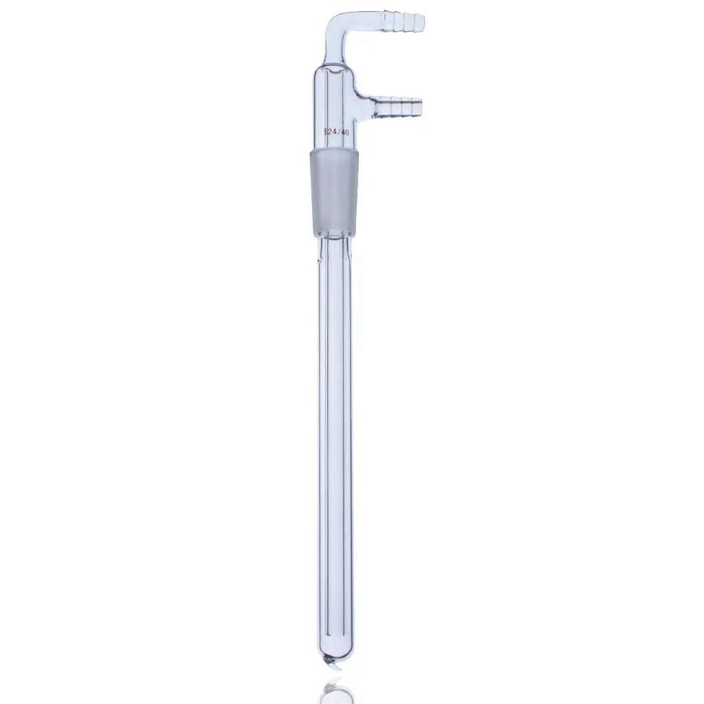 Laboy Glass Laboy Glass Cold Finger Reflux Condenser for Precise Temperature Control With Removable Hose Connections