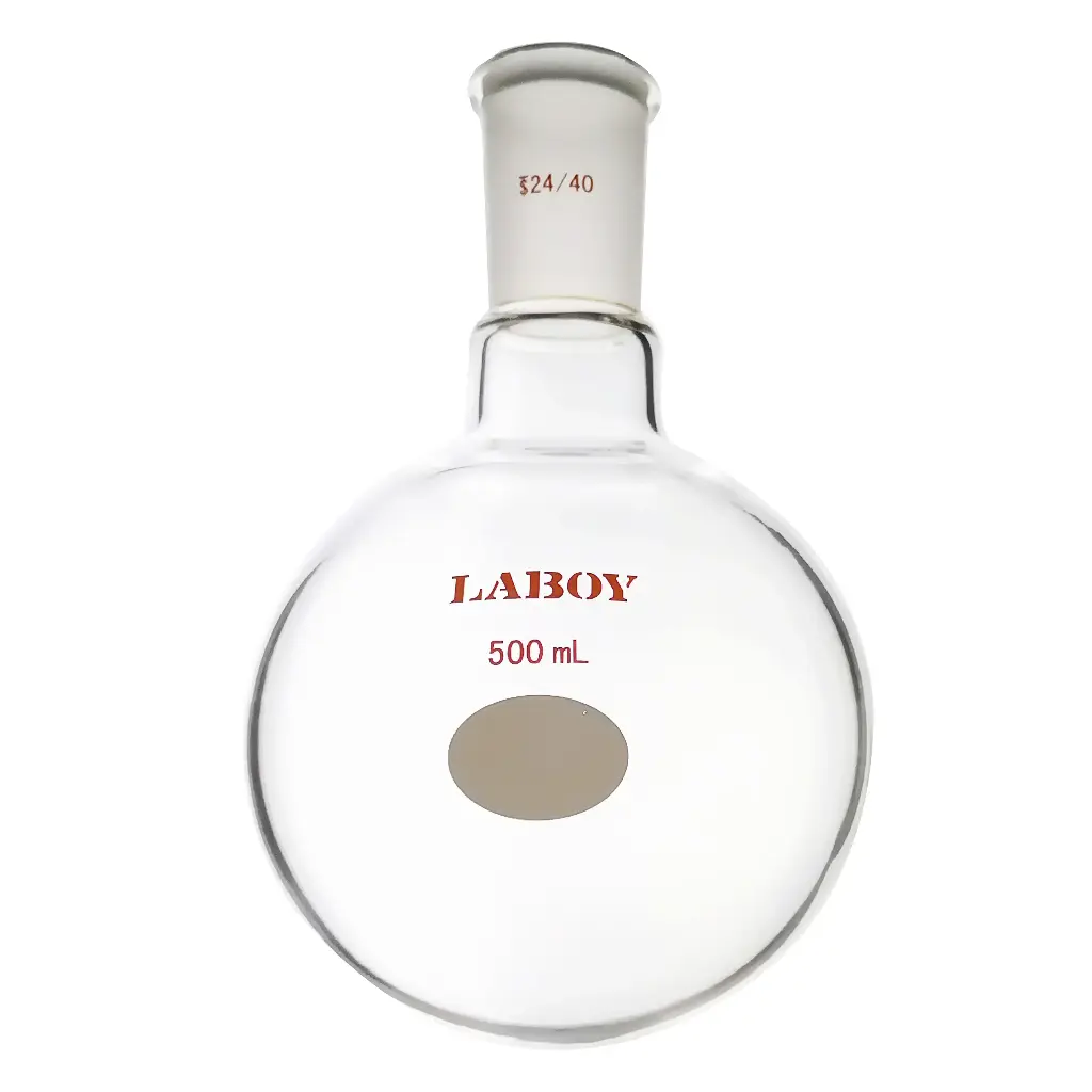Laboy Glass Single Neck Round Bottom Flask With Standard Taper Joint