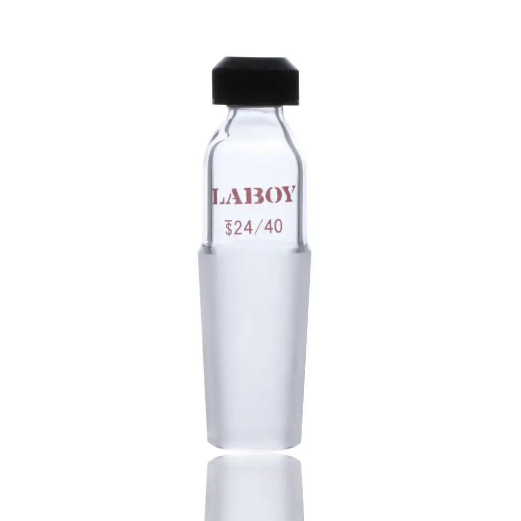 Laboy Glass Thermometer/Inlet Adapter with Compression Cap