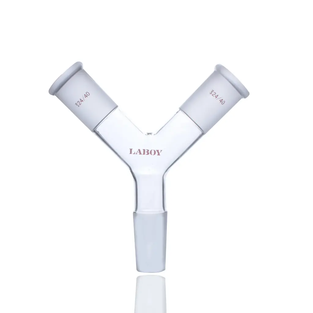 Laboy Glass Y Type 3-Way Connecting Adapter