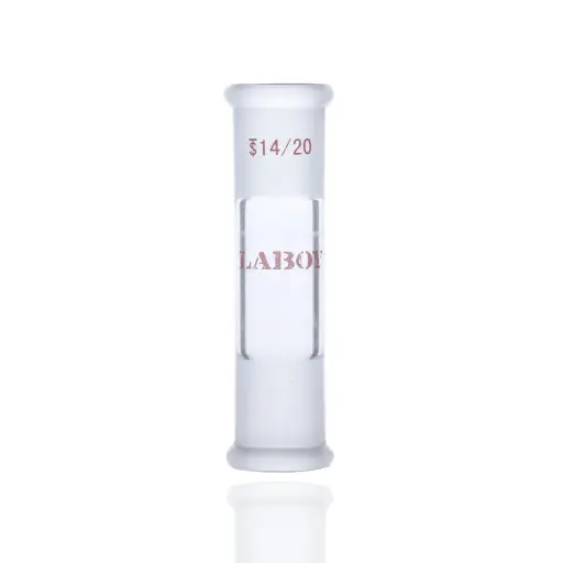 Laboy Glass Connecting Adapter With Two Outer Joints