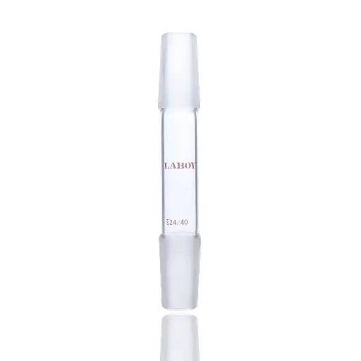 Laboy Glass Connecting Adapter With Two Inner Joint