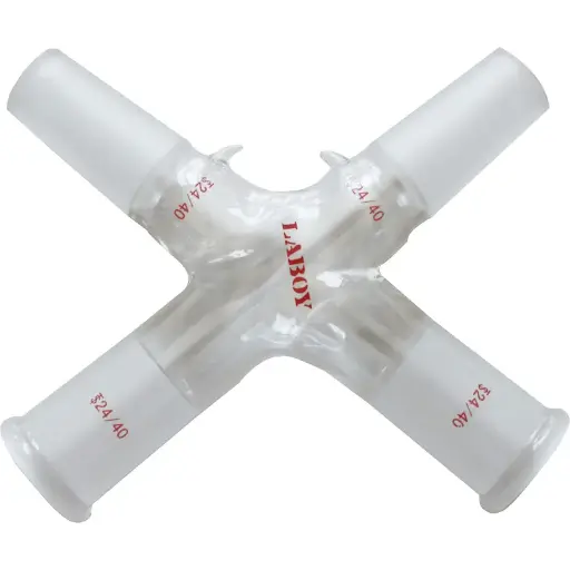 Laboy Glass Four-Way Connecting Adapter