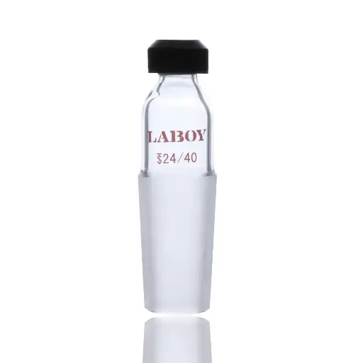Laboy Glass Thermometer/Inlet Adapter with Compression Cap