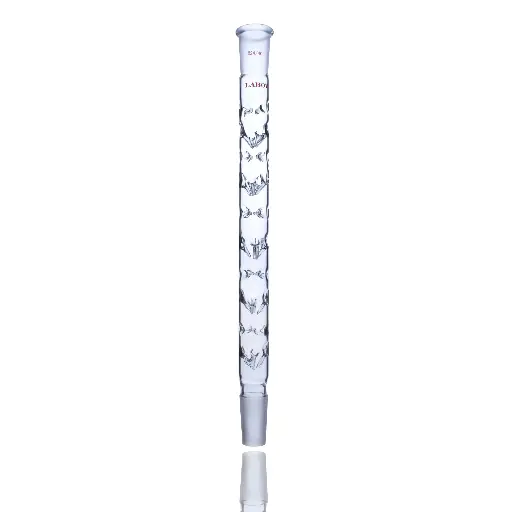 Laboy Glass Vigreux Fractionating Column for Organic Chemistry Fractional Distillation




