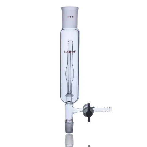 Laboy Glass Bubbler with Small Ball Joints for Pressure Control
