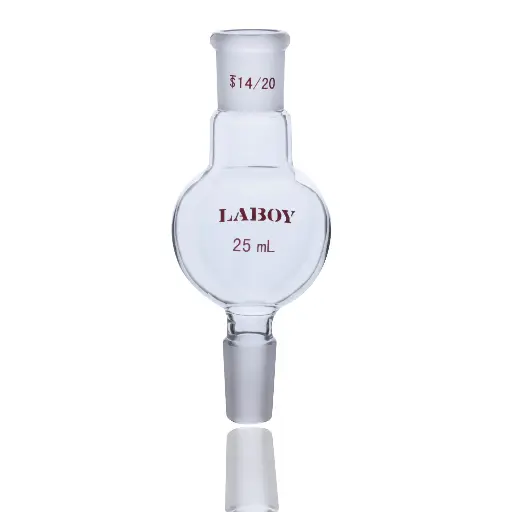 Laboy Glass Kugelrohr Distilling Bulb for Efficient Low-Temperature Distillation