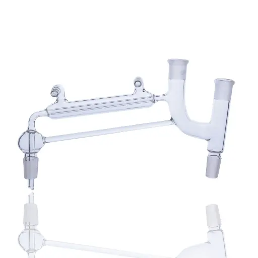 Laboy Glass Distillation Apparatus Vacuum with 10/18 Thermometer Joint