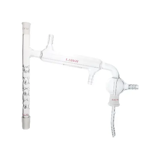 [HMD0150] Laboy Glass Distillation Head Vigreux Micro with Liebig Condenser