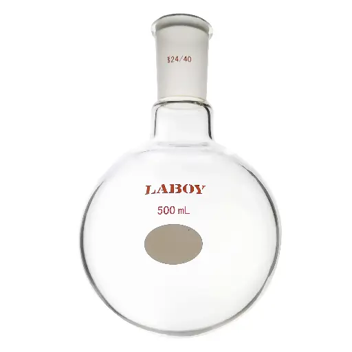 Laboy Glass Single Neck Round Bottom Flask With Standard Taper Joint