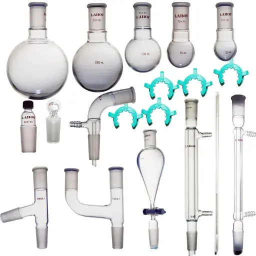 Laboy Glass Organic Chemistry Kit Lab Glassware 